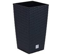 Pot de fleurs pot de fleurs aspect rotin cache-pot insert 4 couleurs 6 taille...
