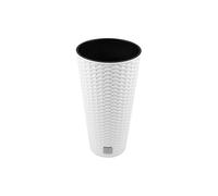 Marmite Rato de 15,5 litres avec insert 25 x 25 x 47,6 cm en blanc