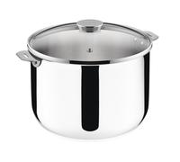 lagostina marmite inox 24cm + couvercle en verre 012138020524 salvaspazio+