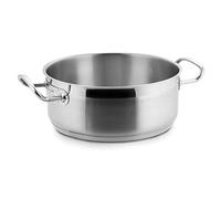 Lacor Marmite basse Eco Chef – Rondeau induction inox 18/10 Ø 32 cm Inox G