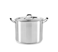 Marmite tout inox avec couvercle Excell'Inox 28 cm 13,5 L Mathon