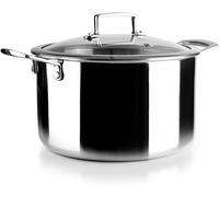 - Marmite Tricouche Triply Natural 20 Cm, Acier Inoxydable, Convient Pour Induction, Sans Antiadhésif