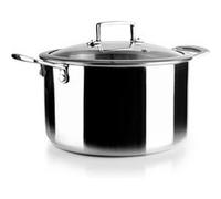 IBILI - Marmite tricouche Triply Natural 20 cm, acier inoxydable, convient pour induction, sans antiadhésif