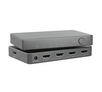 Marmitek AS48 - Switch HDMI 8K60 4K120 Gaming HDMI 2.1 4 entrées HDR | Commutateur HDMI 4 entrées 1 sortie pour PS5, Xbox et gaming, 48 Gbit/s, VRR, ALLM, QMS, QFT, commutation auto et commande