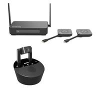 Marmitek Bundle Produit Système de Conférence - Caméra Cam 4K Pro + Système de présentation Stream 4K Pro - Présentation sans Fil