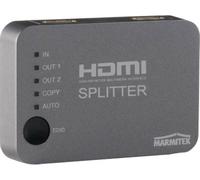Marmitek Split 312 2 ports Répartiteur HDMI Lecture 3D possible 3840 x 2160 pixels argent