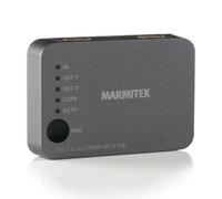 Marmitek Split 312 UHD - Répartiteur HDMI 1x2 4K pour TV et vidéoprojecteur | Répartiteur HDMI pour 2 écrans, Ultra HD 4K, Full HD 1080p, HDCP 2.2, 3D, audio HD, commutateur EDID et Plug & Play