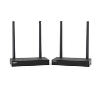Marmitek WHE4 - Extender HDMI sans Fil 4K60 émetteur récepteur USB KVM | Émetteur récepteur HDMI multiroom jusqu’à 50 m à travers murs, loopthrough, retour IR, USB KVM clavier souris