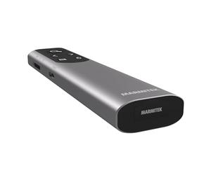 Marmitek WPR 400 - Télécommande présentation pointeur numérique Air Mouse | Presenter sans fil avec zoom et surlignage, récepteur USB-C/USB-A, Clicker PowerPoint, portée 100 m, Windows/Mac
