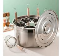 Marmites, cuiseur à pâtes robuste, batterie de cuisine multifonction en acier inoxydable avec inserts, passoire, plaques de cuisson pour cuisines domestiques, restaurants commerciaux, multi-pots