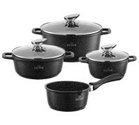 Marmites en marbre 7 pièces | set de marmites à induction, marmites de cuisine, ZILNER, ZL-7016