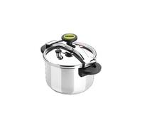 MONIX Classica | Cocotte Minute Tradionnelle 8 Litres, Acier Inoxydable 18/10, Compatible Toutes Sources de Chaleur Induction Incluse