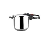 Magefesa Practika Plus - Autocuiseur Rapide 6L, Acier Inoxydable 18/10, Capteur de Pression, Induction, Économie d'Énergie, Cuisine Saine, Fermeture Sécurisée