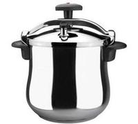 Magefesa Star Bombeada - Autocuiseur Traditionnel 10L, Acier Inoxydable 18/10, Cuisine Sain, Induction, Répartition de la Chaleur, Soupape Pivotante