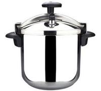 Magefesa Star Recta - Autocuiseur Traditionnel 4L, Acier Inoxydable 18/10, pour Tous Types de Cuisinières, Induction, 3 Systèmes de Sécurité