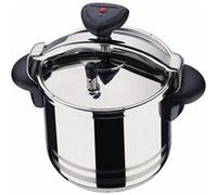 Magefesa Inoxtar - Autocuiseur Traditionnel 10L, Acier Inoxydable 18/10, Induction, Cuisson Saine, Bouton Rotatif, Fond Thermo-Diffuseur 5 Couches