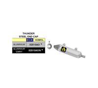 Marmitta ARROW Slip-On Grise Alluminio Pour APRILIA SX 125 2021-2024, 41mm