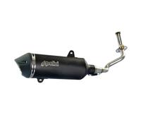 Escape Complet POLINI Maxi-Scooter, Inox, Silencieux Aluminium