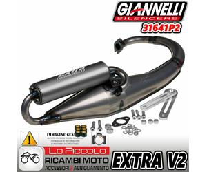 Marmitta D'Expansion Giannelli Extra V2 Minarelli Verticale Booster Bw's Slider