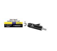 Marmitta Slip-On ARROW Indy Race Noir Alu ECE pour Kawasaki Z 400 2023 58mm