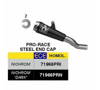 Marmitta Slip-On ARROW Pro-Race Noir Nichrom ECE Pour Honda NX 500 2024-2026