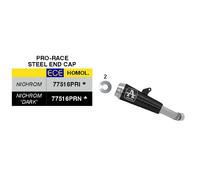 Marmitta Slip-On ARROW Pro-Race Noir Nichrom ECE Pour Yamaha YZF R3 2025-2026
