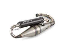Marmitte Stage6 Pro Réplica Mk2 Noir Pour Yamaha Bws Next Ng 50 1995-2008