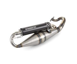 Marmitta Stage6 Pro Replica MK2 Noire 50 Pour Speedfight 3 LC 2T 2010-2015