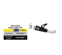 Marmitte Slip-On ARROW Pro-Race Noire Nichrom Pour Kawasaki Z 1100 SE 2025-2026