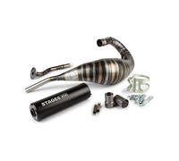 Marmitte Stage6 Bigrace 80 / 90 CC Noir Pour Aprilia 50 Red Rose 1992-1999