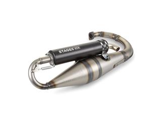Marmitte Stage6 Pro Réplica Mk2 Noir Pour Yamaha Bws Next Ng 50 1995-2008