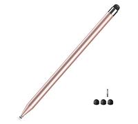 MARMODAY Stylet universel pour écrans tactiles, tablette, stylet avec capuchon magnétique, haute sensibilité, pointe fine, or rose