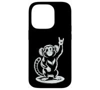 Marmoset Monkey Punk Rock Rocker Heavy Metal Coque pour iPhone 14 Pro