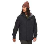 Marmot 78 All Weather Parka, Veste de pluie imperméable, manteau de pluie coupe-vent, coupe-vent hardshell pliable respirant, idéal pour la randonnée et le vélo, Homme, Black, S