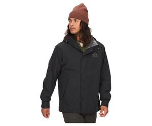 Marmot 78 All Weather Parka, Veste de pluie imperméable, manteau de pluie coupe-vent, coupe-vent hardshell pliable respirant, idéal pour la randonnée et le vélo, Homme, Black, M