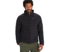 Marmot Echo Featherless Jacket, Veste bouffante chaude, manteau d’hiver isolé, parka matelassée imperméable, veste d’extérieur légère et compacte, coupe-vent, Homme, Black, S