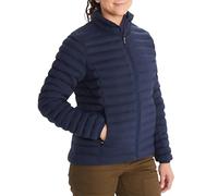 Marmot Femme Echo Featherless Jacket, Veste Bouffante Chaude, Manteau D'Hiver Isolé, Parka Matelassée Résistante à L'Eau, Veste D'Extérieur Légère et Pliable, Coupe-Vent, Arctic Navy, XL