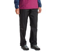 Marmot Femme Precip Eco Full Zip Pant Short, Pantalon Imperméable, Surpantalon Respirant, Pantalon de Randonnée Léger, Pantalon de Trekking Coupe-Vent, Black, S