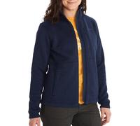 Marmot Femme Wm's Drop Line Jacket, Veste polaire chaude, veste molleton respirante et résistante au vent, veste outdoor, sweat à capuche zippé, Arctic Navy, XS