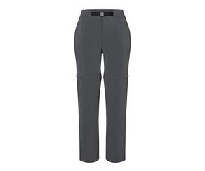 Marmot Femme Wm's Kodachrome Convertible Pant, Pantalon de Trekking Respirant zippé, Pantalon de randonnée déperlant, Pantalon Long avec Bas Amovible, Dark Steel, 12