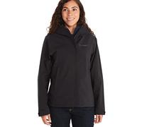 Marmot Femme Wm's PreCip Eco Pro Jacket, Veste de pluie imperméable, manteau de pluie résistant au vent, coupe-vent hardshell pliable respirant, idéal pour la randonnée, Black, S