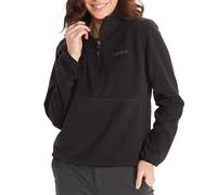 Marmot Femme Wm's Rocklin 1/2 Zip, Veste polaire semi-fermée, veste molleton respirante et résistante au vent, veste outdoor chaude, sweat à capuche zippé, Black, L