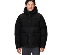 Marmot - Homme Fordham Jacket, Veste en duvet chaude, manteau d'hiver à capuche, parka en duvet coupe-vent, doudoune légère, Black, L