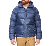 Marmot Homme Guides Down Hoody, Veste duvet légère, veste d’hiver chaude, veste matelassée déperlante, veste coupe-vent, petite veste d’extérieur paquetable à capuche, Storm, M
