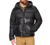 Marmot Homme Guides Down Hoody, Veste duvet légère, veste d’hiver chaude, veste matelassée déperlante, veste coupe-vent, petite veste d’extérieur paquetable à capuche, Black, M