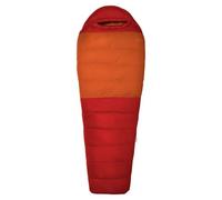 Marmot Lost Coast 40 Long, Sac de couchage momie adulte, duvet de canard 600plus, chaud et léger, repliable, 198 cm, jusqu’à -12 °C, Team Red/Auburn, 198 cm