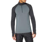 Marmot Maillot de Corps à Demi-Fermeture Éclair Couche de Base pour Homme L Acier Onyx/Acier foncé.