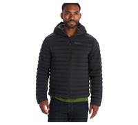 Marmot Homme Echo Featherless Hoody, Veste de randonnée chaude, veste fonctionnelle déperlante, manteau matelassé doublé, veste isolée résistante au vent, Black, XL