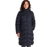 Marmot Wm's Montreaux Coat Veste Légère en Duvet Isolée, Facteur de Gonflement de 700, Manteau d'extérieur, Anorak déperlant, Coupe-Vent Femme Midnight Navy FR: M (Taille Fabricant: M)