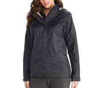 Marmot Wm's Precip Eco Jacket Veste de pluie Hardshell, Imperméable ultra-léger, coupe-vent, imperméable à l'eau, Respirante Femme Black FR: 2XL (Taille Fabricant: XXL)